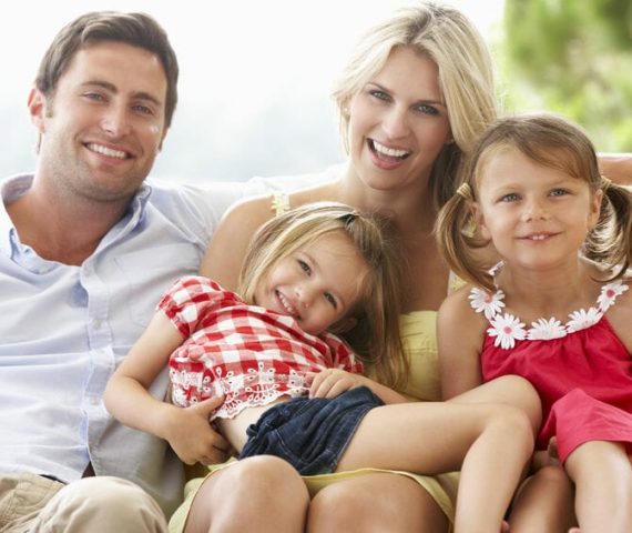 Photo of a happy family